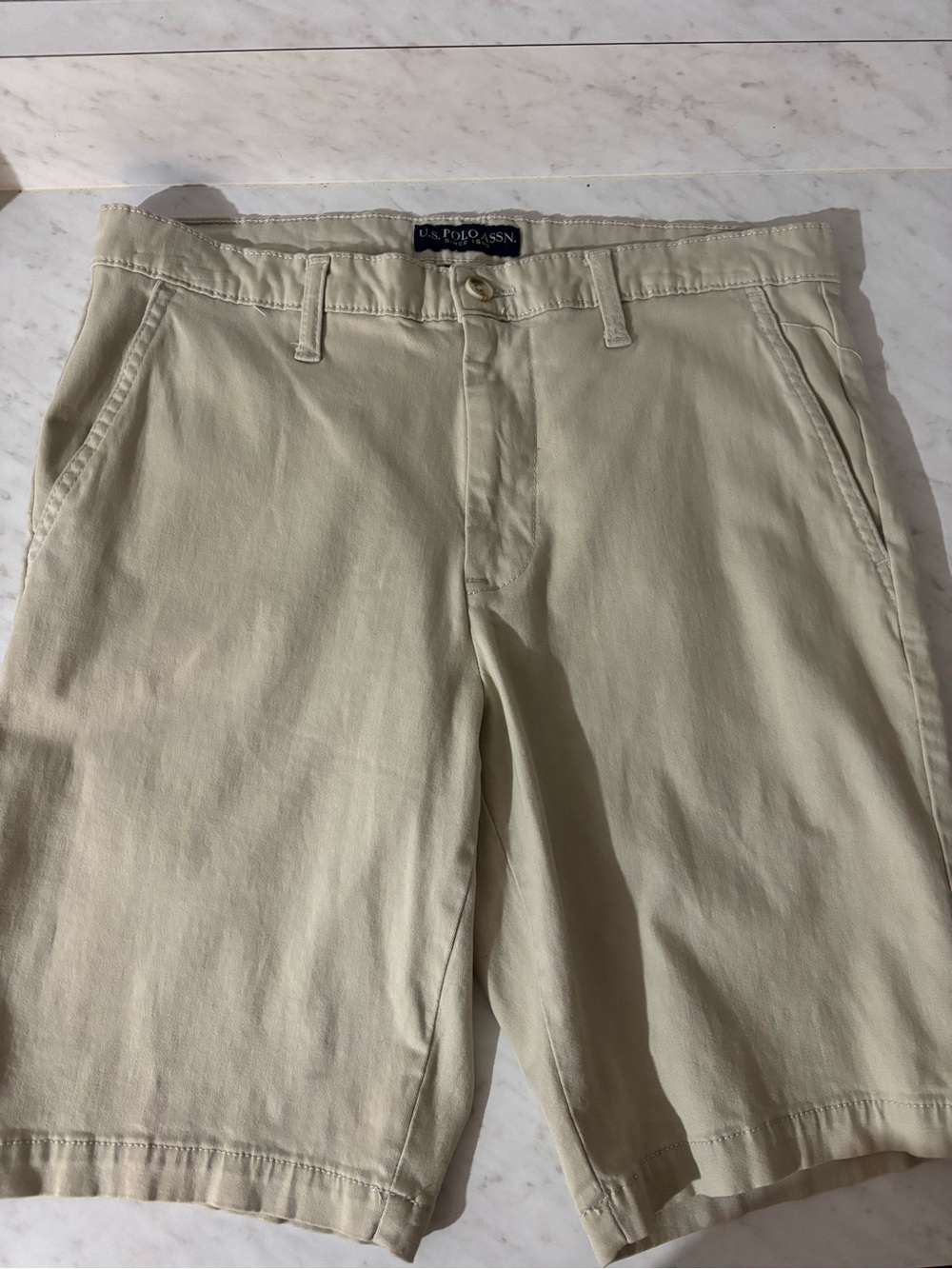 U.S. Polo Assn. Beige Men's Chino Shorts